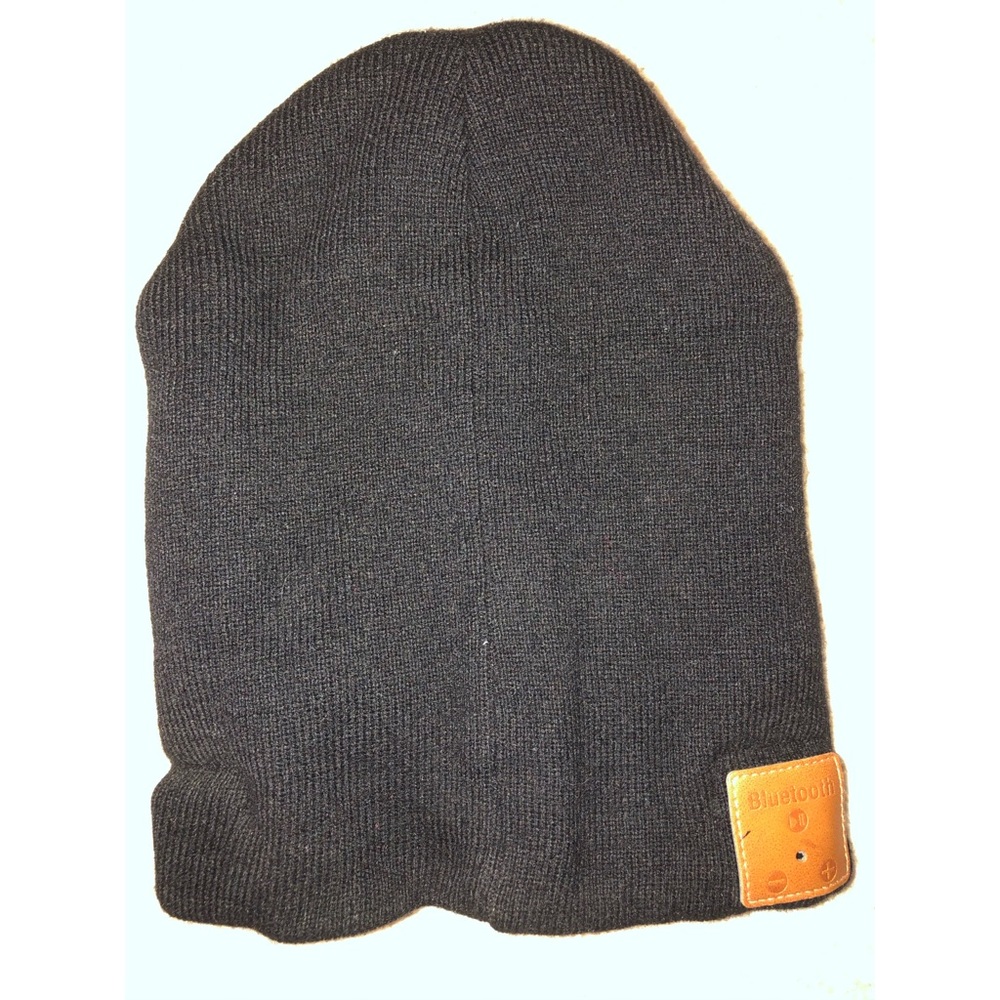 Bluetooth-Built In Black Beenie